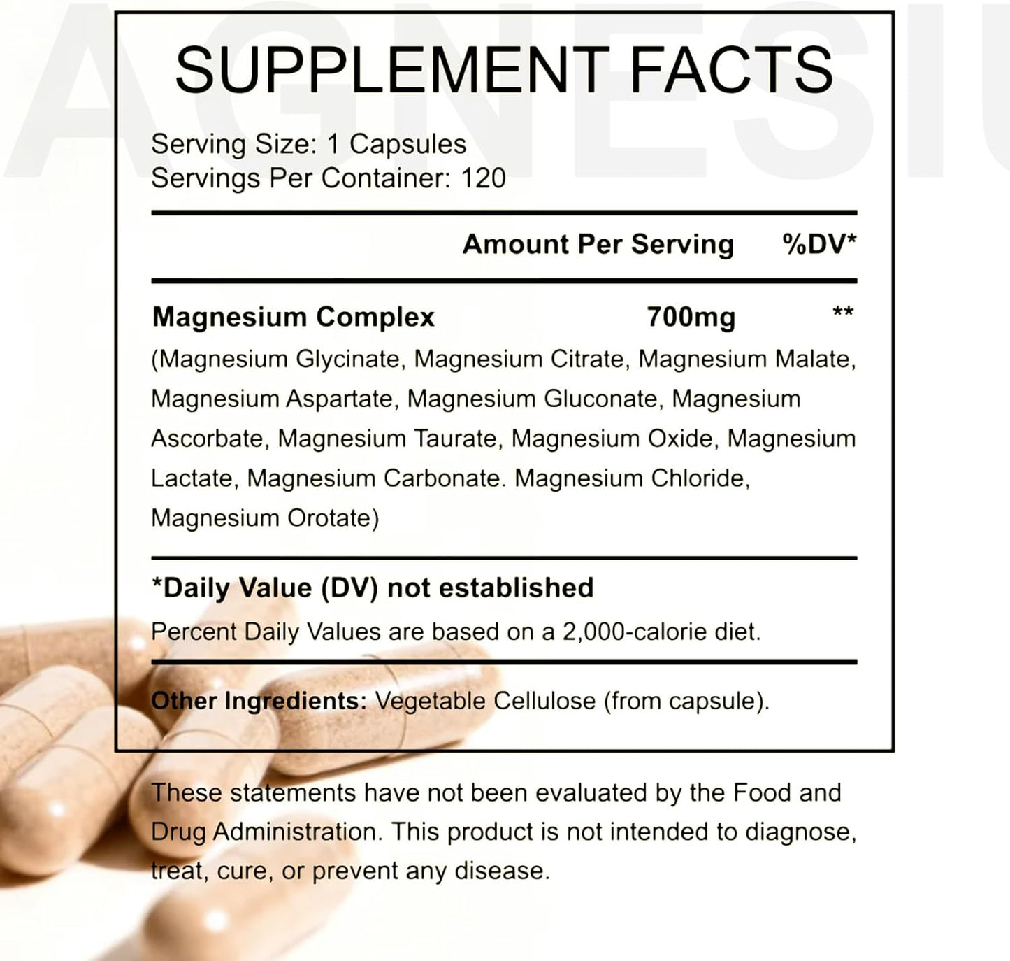 Magnesium 12-IN-1 Complex Capsules